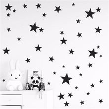 Load image into Gallery viewer, New 45/24pcs Cartoon Starry Wall Stickers For Kids Rooms Home Decor Little Stars Wall Decals Baby Nursery DIY Vinyl Art Mural