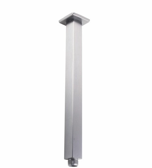 Cavallo Chrome Square Ceiling Shower Arm 400mm