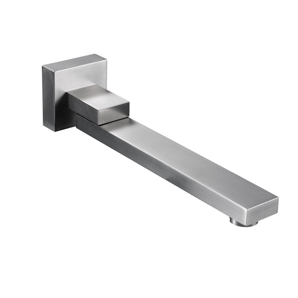 Cavallo Brushed Nickel Square Bath Spout