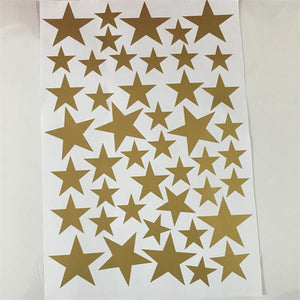 New 45/24pcs Cartoon Starry Wall Stickers For Kids Rooms Home Decor Little Stars Wall Decals Baby Nursery DIY Vinyl Art Mural