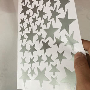 New 45/24pcs Cartoon Starry Wall Stickers For Kids Rooms Home Decor Little Stars Wall Decals Baby Nursery DIY Vinyl Art Mural