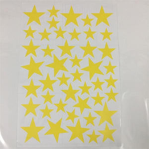 New 45/24pcs Cartoon Starry Wall Stickers For Kids Rooms Home Decor Little Stars Wall Decals Baby Nursery DIY Vinyl Art Mural