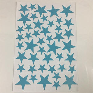 New 45/24pcs Cartoon Starry Wall Stickers For Kids Rooms Home Decor Little Stars Wall Decals Baby Nursery DIY Vinyl Art Mural